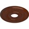 Ekena Millwork Berkshire Medallion (Canopies up to 7"), 15 3/4"OD x 3 7/8"ID x 3/4"P, Burnished Mahogany Crackle CM15BEBMC - alternate 2